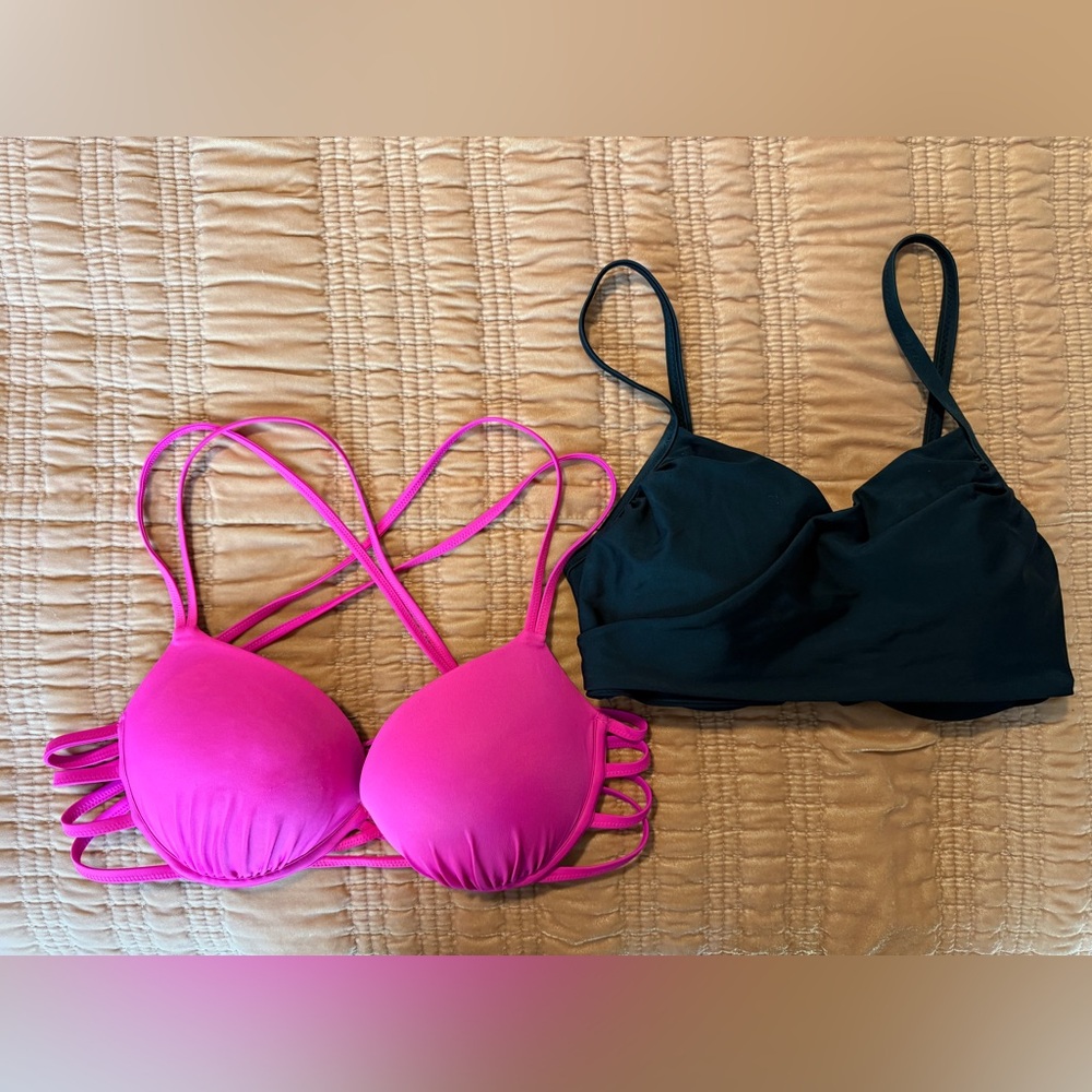 Two Shade & Shore Swimsuit Tops